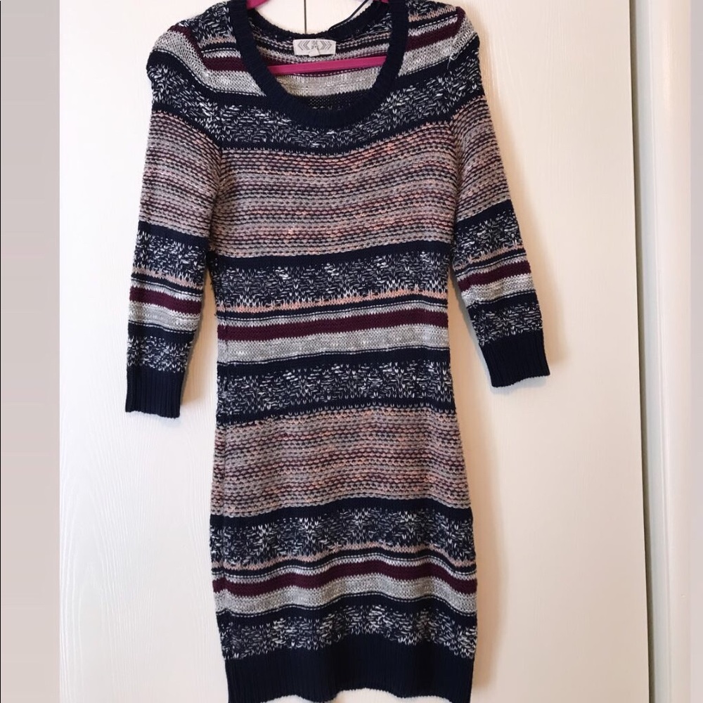 Stripped Seater Dress